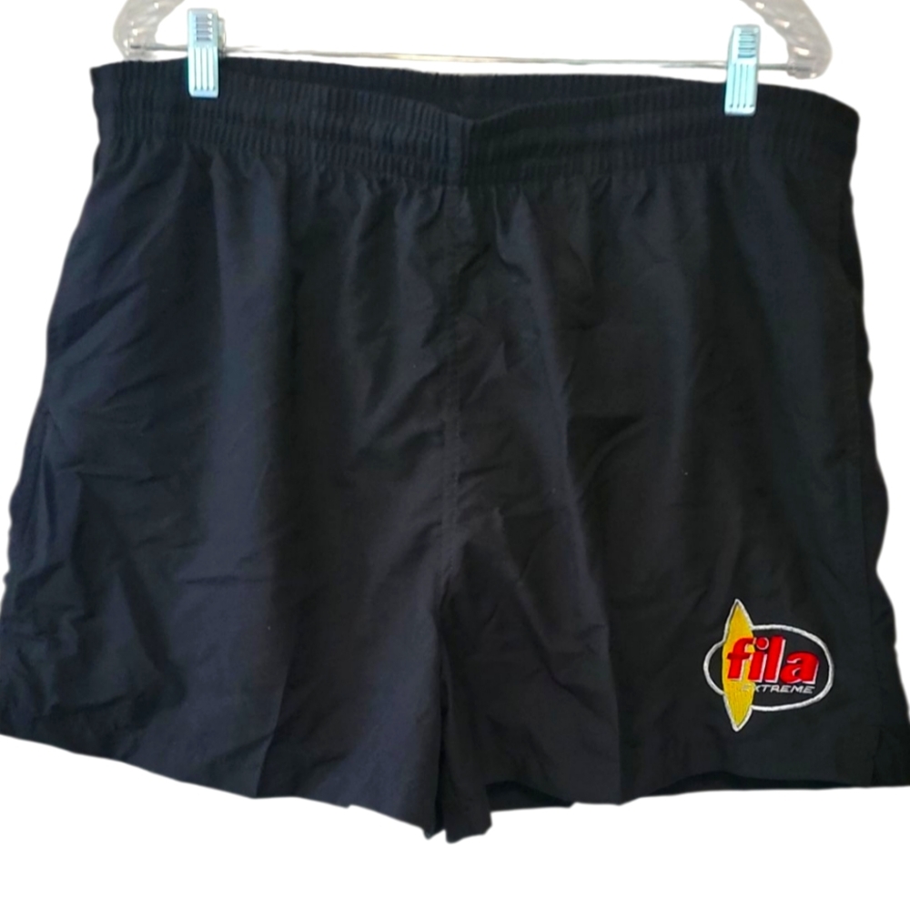 Rare Vintage Fila Swim Trunks Shorts Spellout Logo Men’s Size XXL NWOT